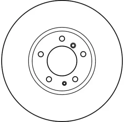 Auténtico Juego de 2 discos de freno TRW DF2602S (Sustituye a DF2602)
